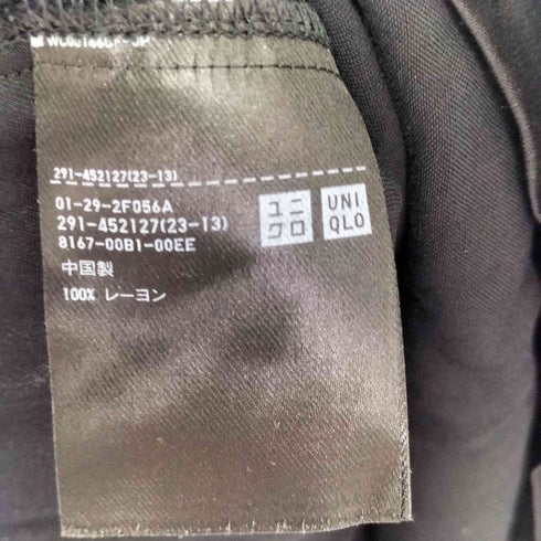 ユニクロ UNIQLO Hana Tajima サテンタック Vネック ワンピース レディース